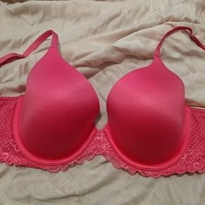 Aerie bra pink lace sunnie 34d